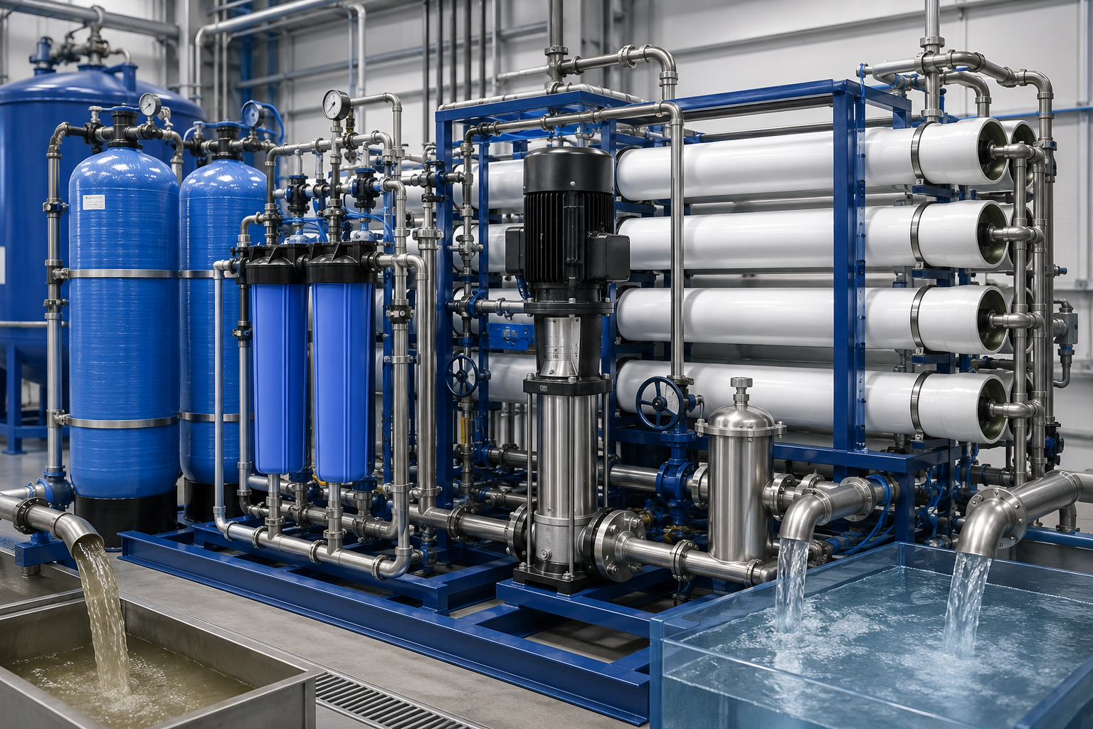A packaged BWRO system solves 3 interconnected issues simultaneously