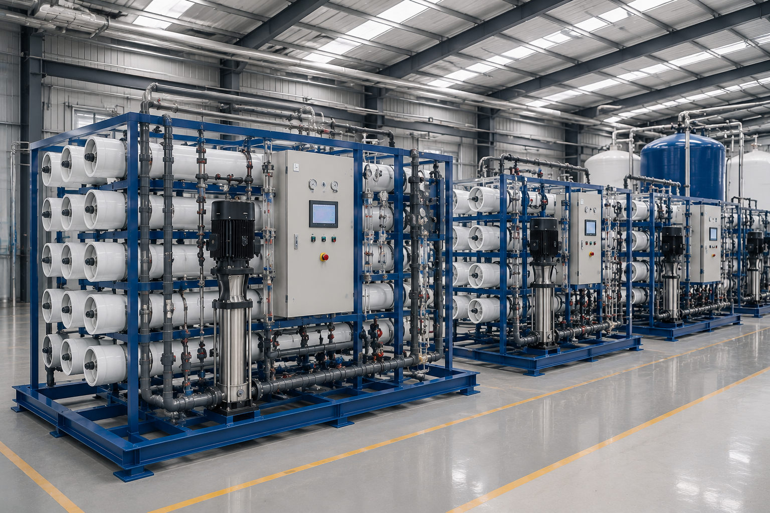 Blue Membrane Packaged BWRO System Formats