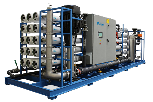 High-Recovery BWRO System Design Structural Diagram