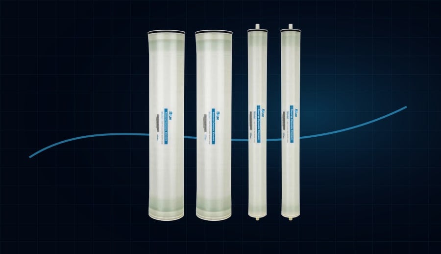 ULP RO element for feed pressure energy comparison