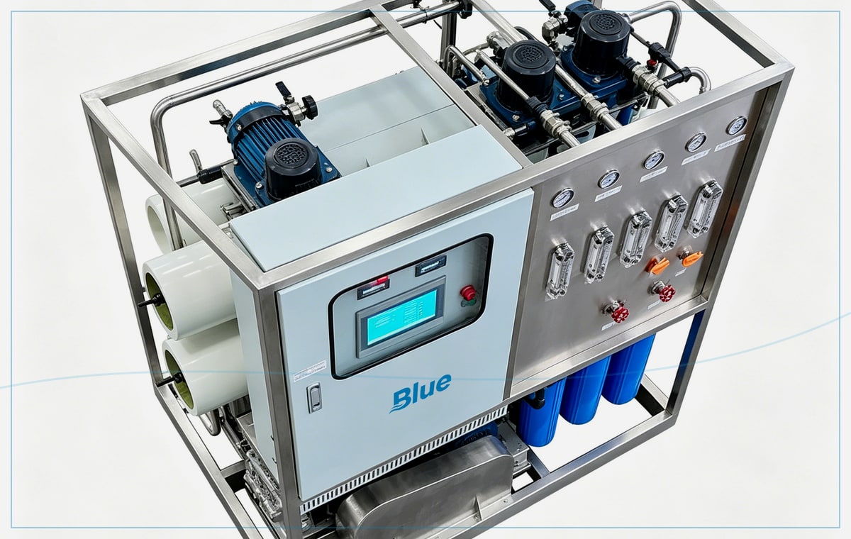 Well water brackish RO system for Z1 element selection