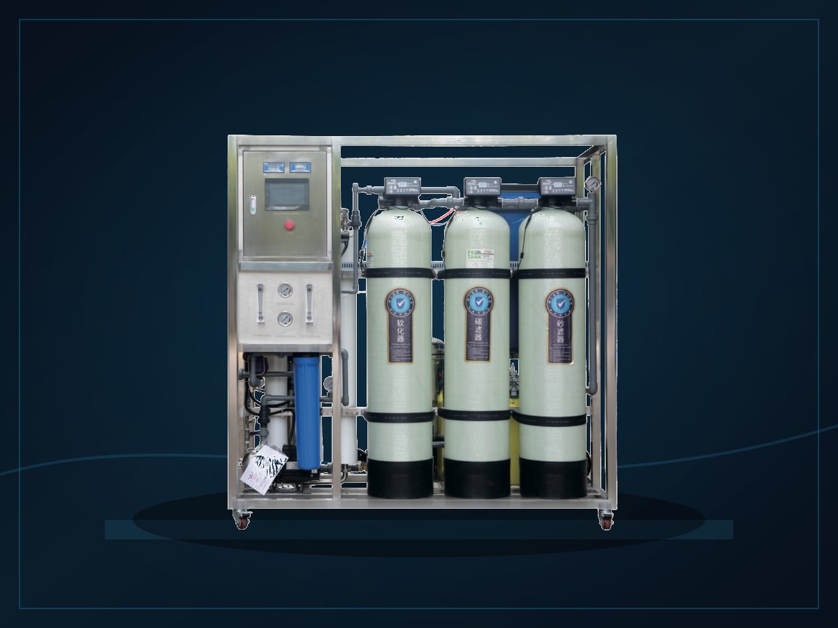 Process and boiler feed brackish water purification skid for Z1 RO elements