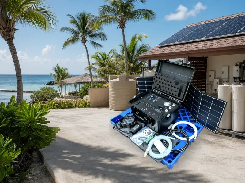 Off-Grid Power Flexibility and Desalination Unit