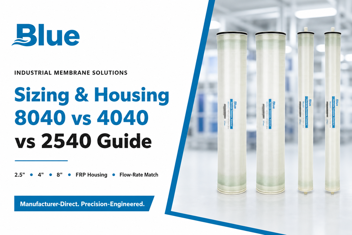 Element Sizing & Housing: 8040 vs 4040 vs 2540 Decision Guide — Blue Membrane