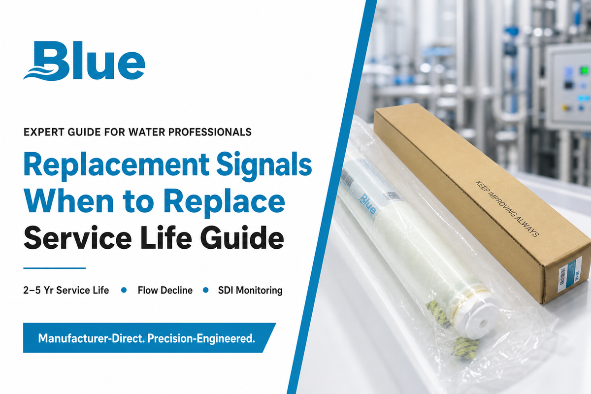When to Replace a Brackish Water RO Element: Signals & Typical Service Life — Blue Membrane