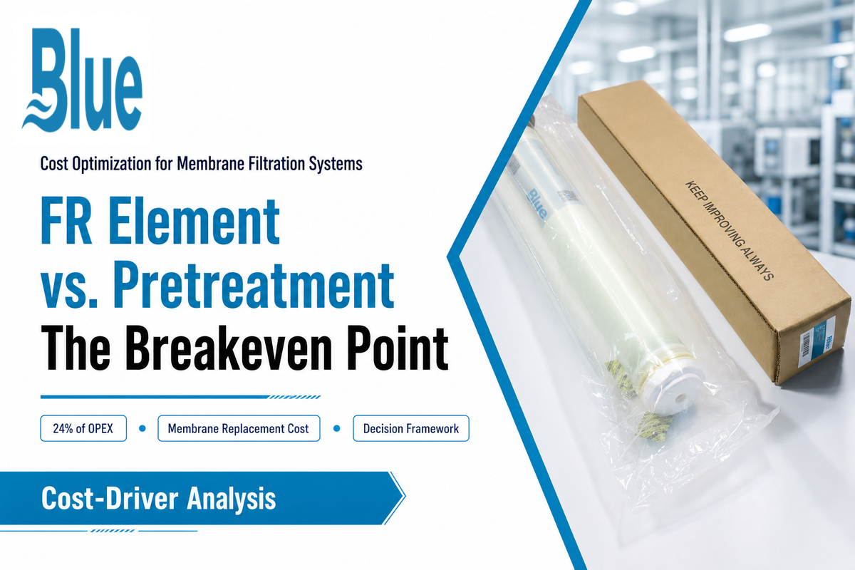Fouling-Resistant Membrane vs. Pretreatment Upgrade: The FR-vs-Pretreatment Breakeven Point — Blue Membrane
