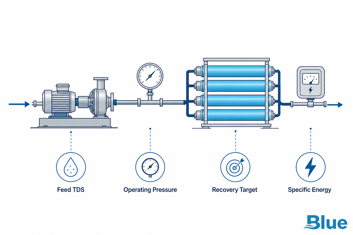 Energy, Pressure, and Cost Tradeoffs - Blue Membrane