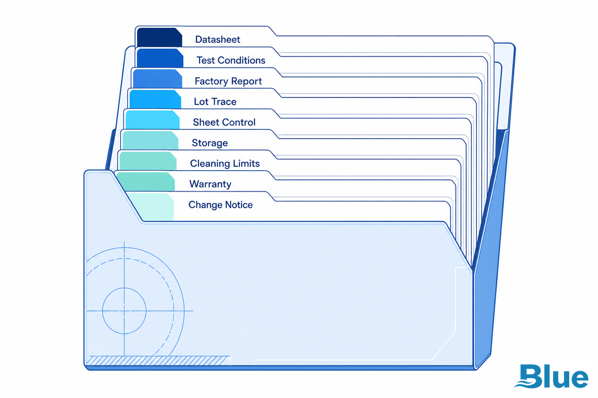 Verify Manufacturing and Quality-Control Evidence - Blue Membrane