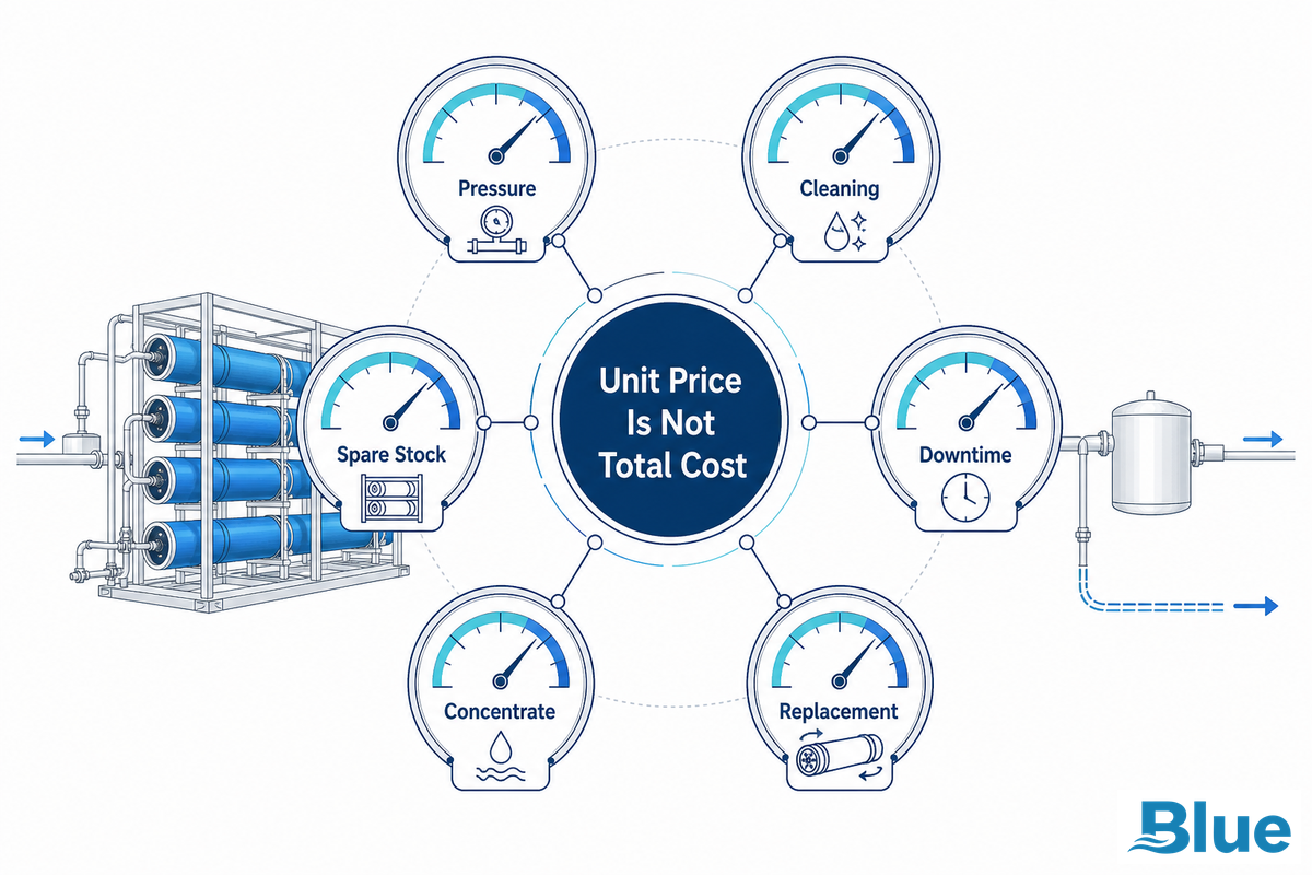 Cost and Lifetime: Do Not Buy on Unit Price Alone - Blue Membrane