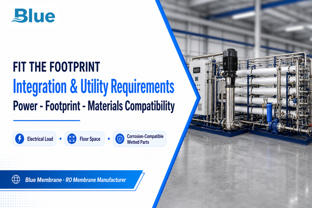 Integration & Utility Requirements: Power, Footprint, and Materials Compatibility — Blue Membrane