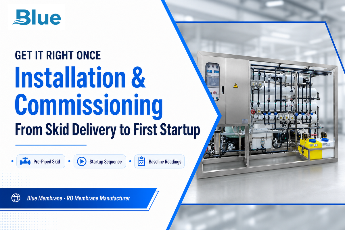 Installation and Commissioning: Getting Pretreatment Right the First Time — Blue Membrane