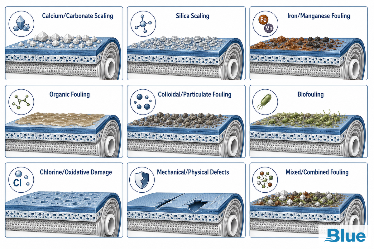 Membrane Fouling in Low-Pressure Systems – Types, Diagnosis & Cleaning (CIP) — Blue Membrane