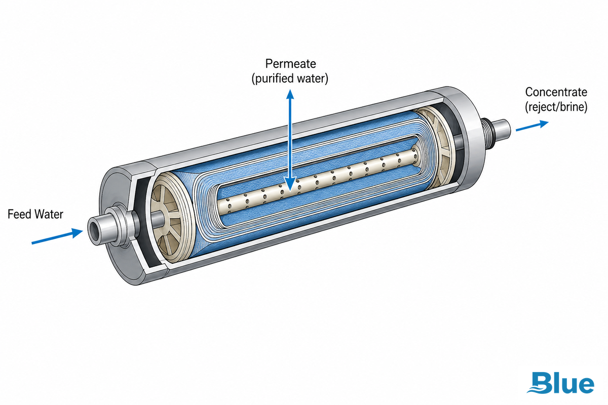 What a Reverse Osmosis Membrane Actually Is — Blue Membrane