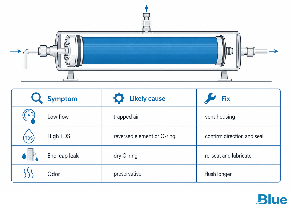 After Replacement: Startup, Flushing & Troubleshooting Early Problems — Blue Membrane