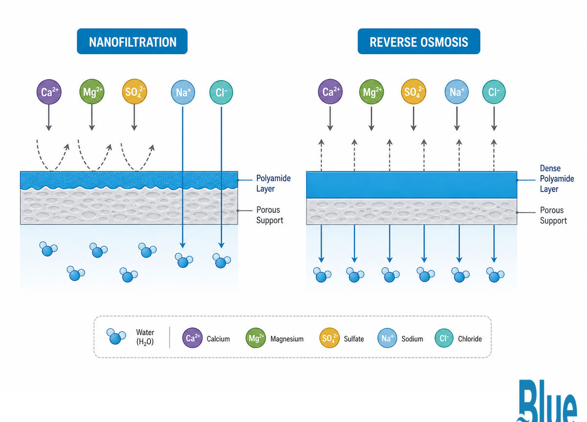 How Nanofiltration and Reverse Osmosis Actually Work — Blue Membrane