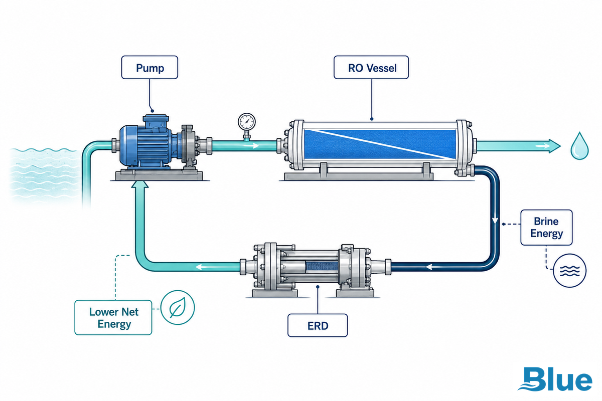 Energy Recovery and the High-Pressure Energy Cost Trap — Blue Membrane