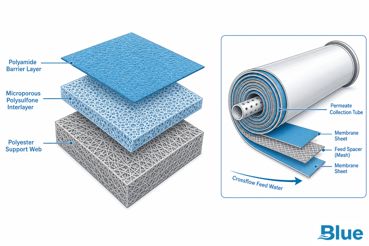 How Standard NF Membranes Are Built — Blue Membrane