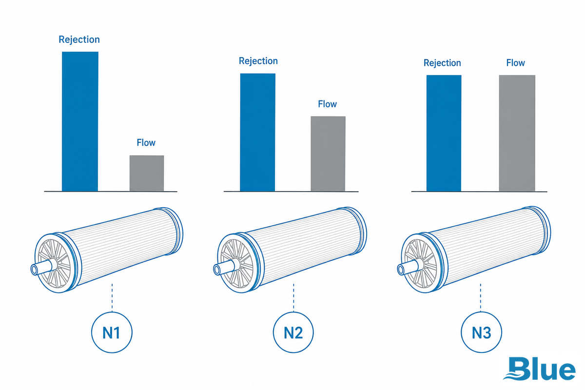 Types of Standard NF Membranes — Blue Membrane
