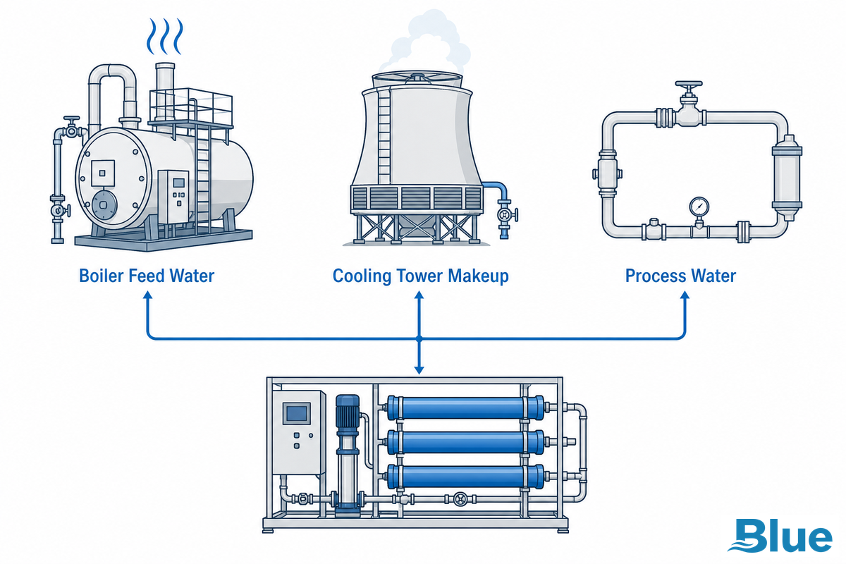 Application Snapshot, Boiler Feed, Cooling Towers, and Process Water — Blue Membrane