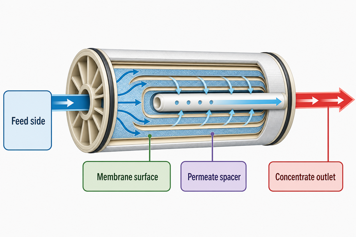 How Water Moves Through the Element — Blue Membrane