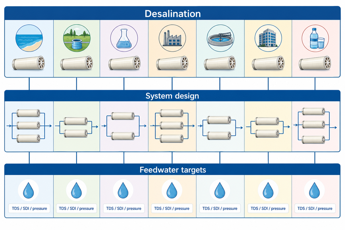 Where Spiral-Wound Elements Fit in Water Purification — Blue Membrane