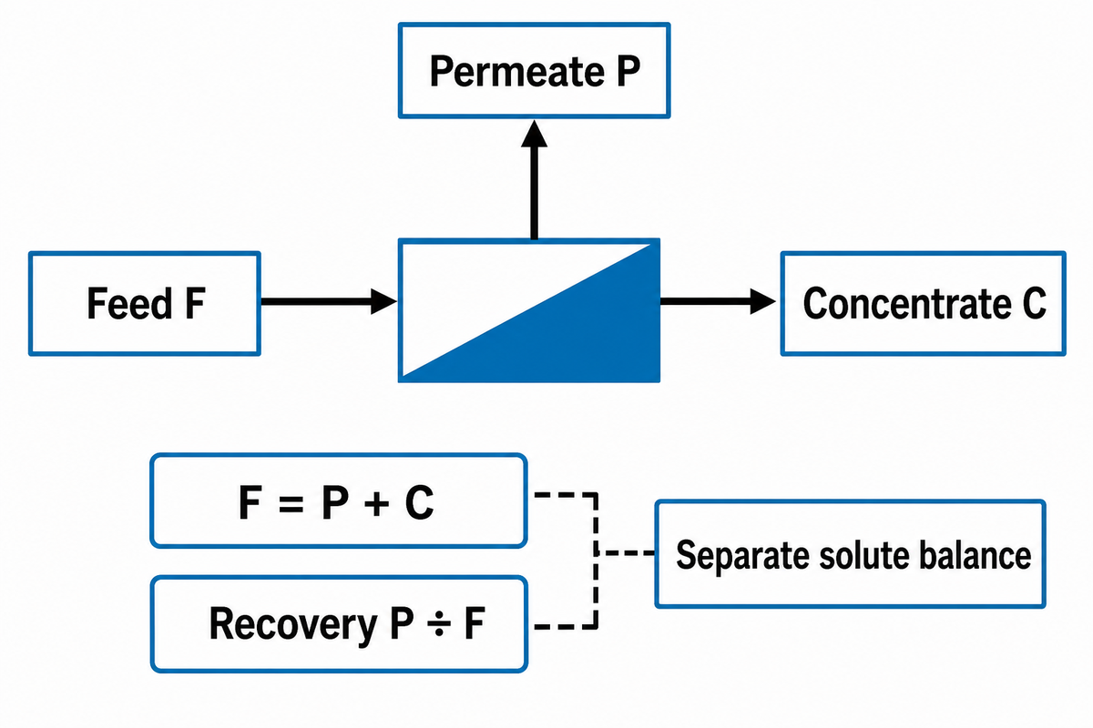 How Do Feed, Permeate, and Concentrate Balance? — Blue Membrane