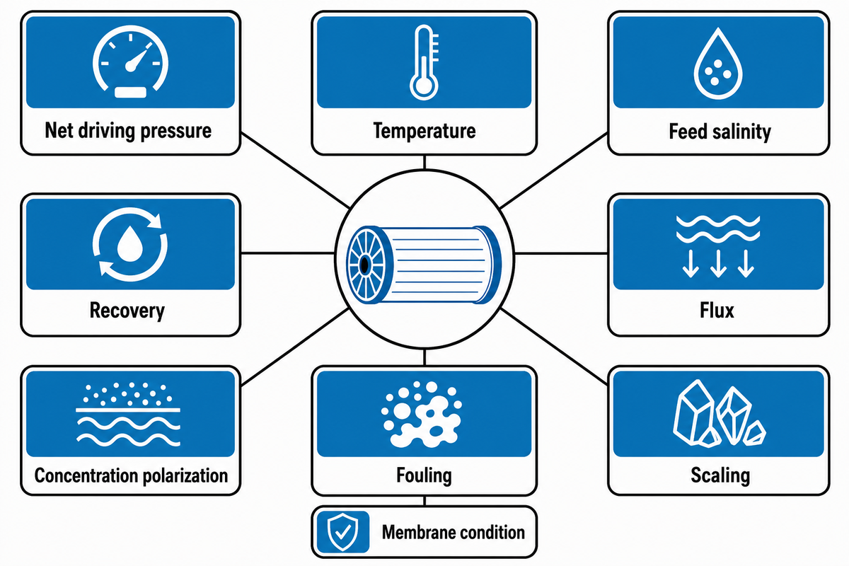 Which Variables Change Real RO Performance? — Blue Membrane