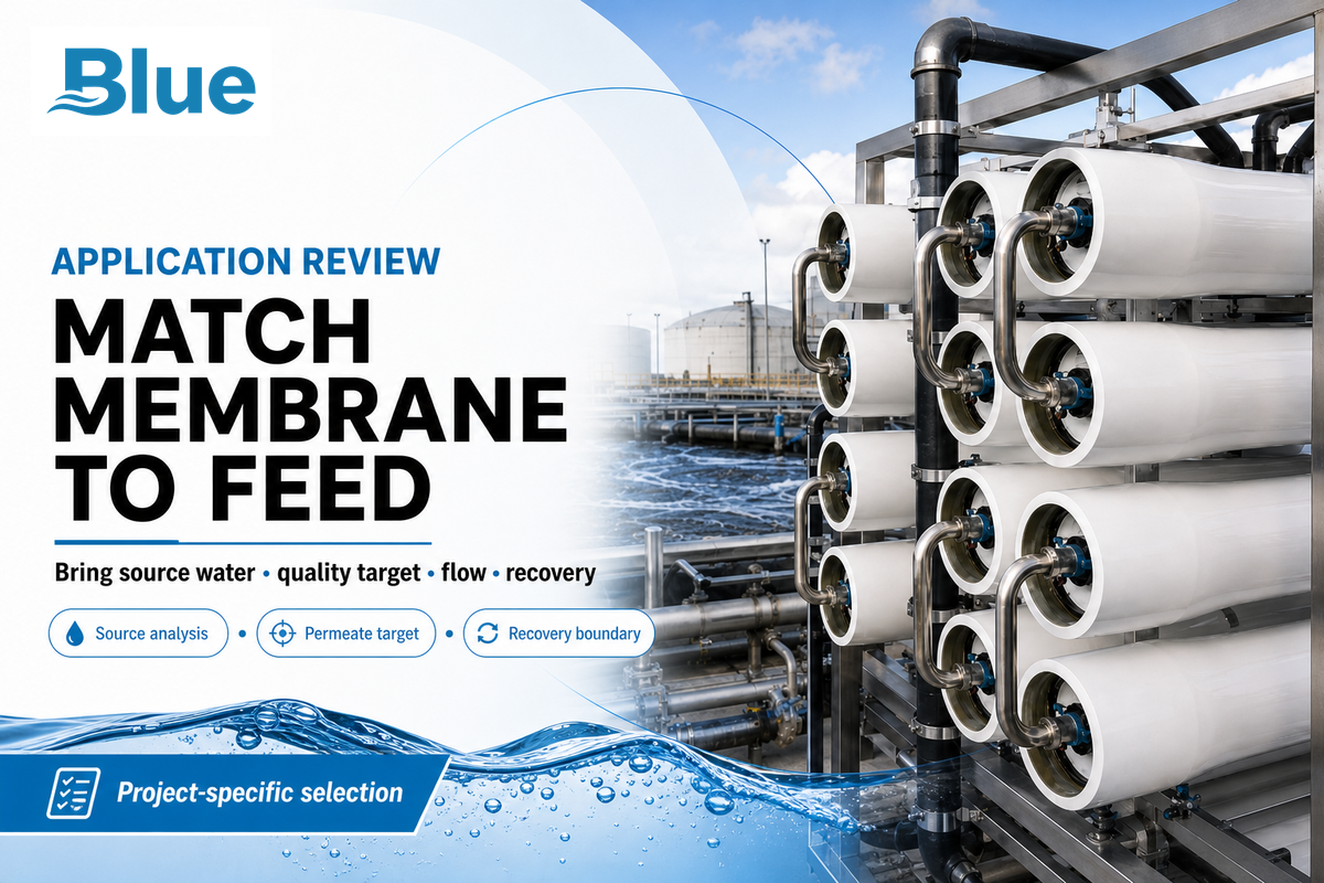 Match the Membrane to the Feedwater — Blue Membrane