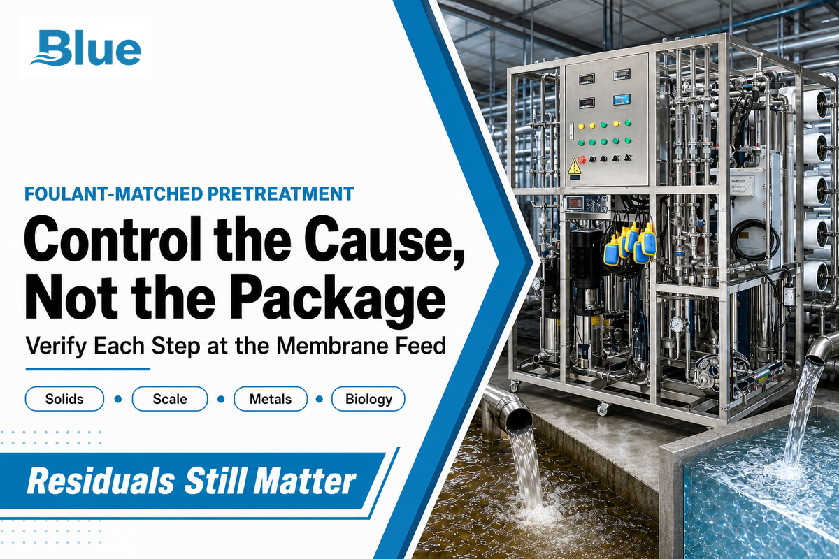 BWRO pretreatment must match the foulant and verify residuals at the membrane feed (2026 peer-reviewed study)