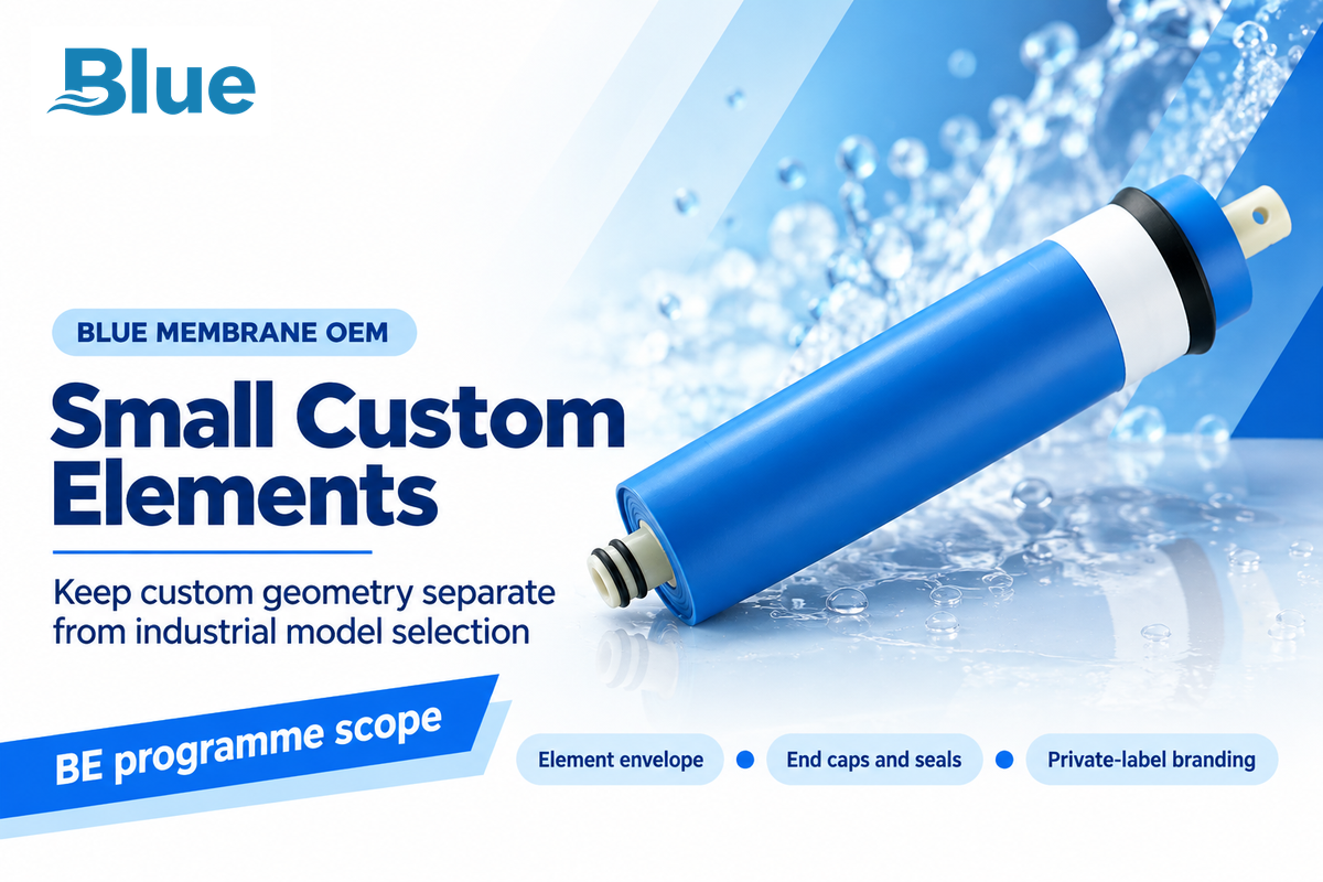 Menurut halaman Tentang, Blue BE menawarkan geometri khusus berukuran kecil, segel, dan label privat.