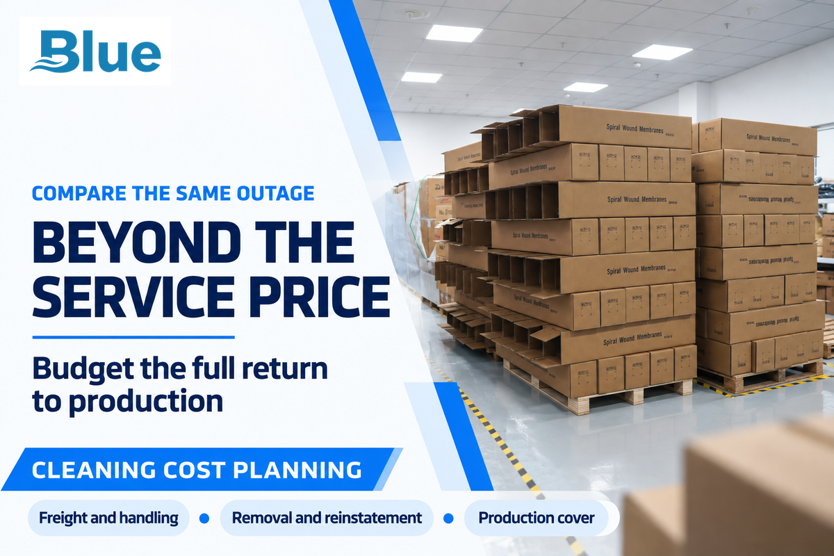 Off-site cleaning comparisons also need transport, reinstatement and production cover; the article gives a named-seller example.