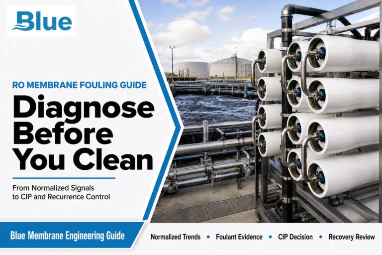 RO membrane fouling guide for diagnosis, CIP selection and recurrence prevention