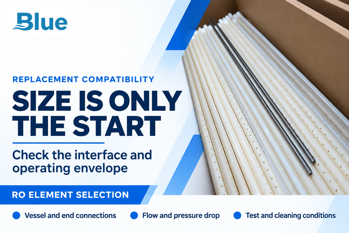Permeate tubes illustrate why replacement requires compatible interfaces, flow and cleaning limits.
